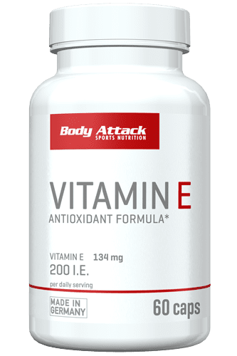Body Attack Vitamin E - 60 Caps