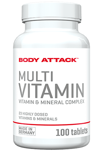 Body Attack Multi Vitamin - 100 Tabs